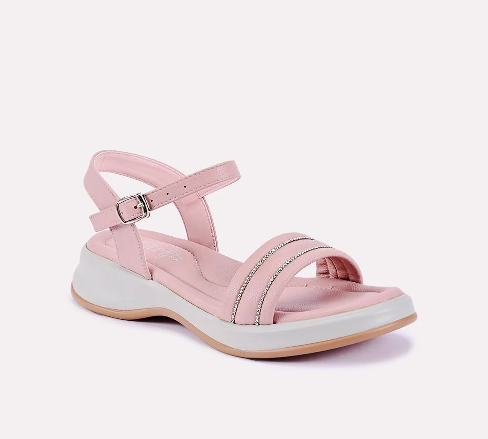 juliet peach soft sandals