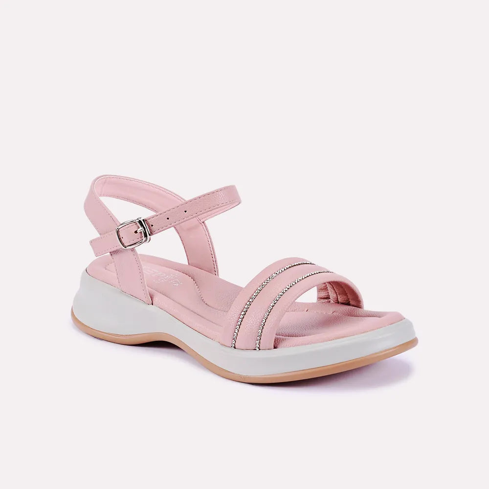 juliet peach soft sandals