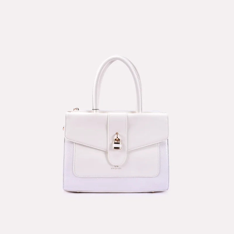 kaida white casual hand bags