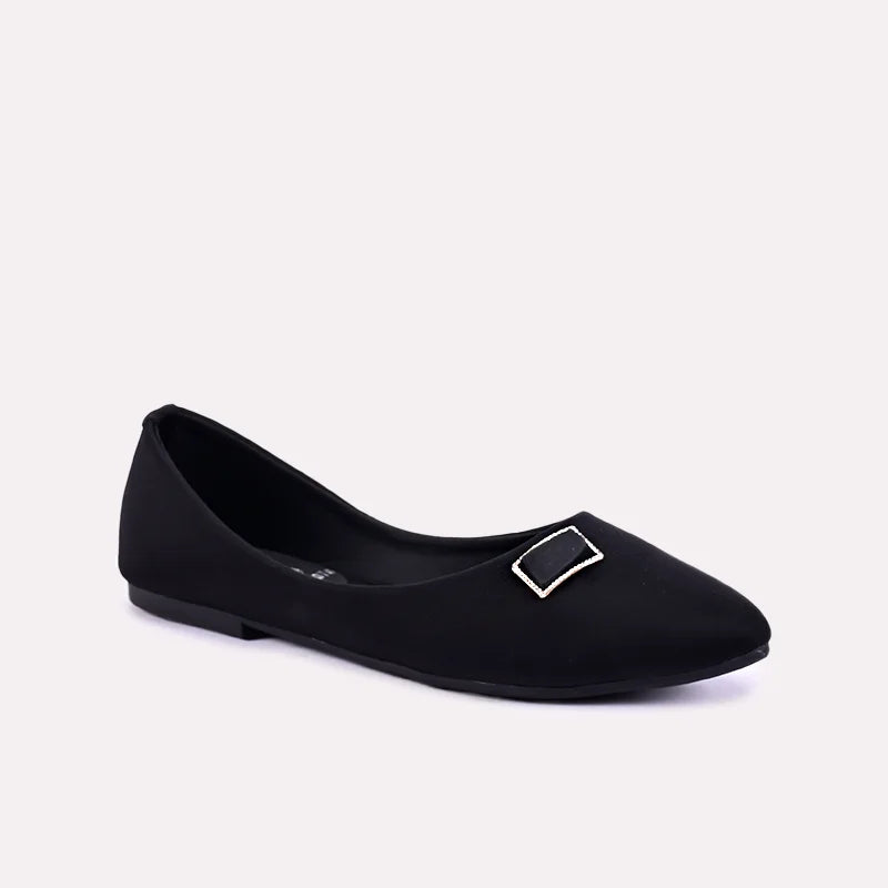 kaira black casual pumps