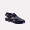 kaptan black peshawari chappal