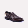 kaptan brown peshawari chappal