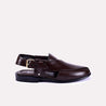 kaptan men brown peshawari chappal