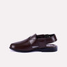 kaptan brown peshawari chappal for men