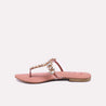 katrin peach fancy slippers for women