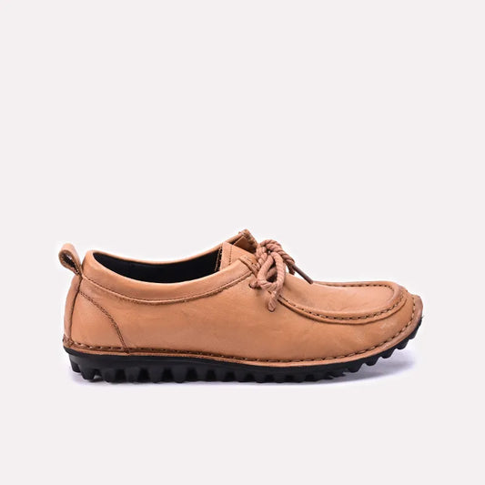 Mens Khaki Casual Boat Shoes