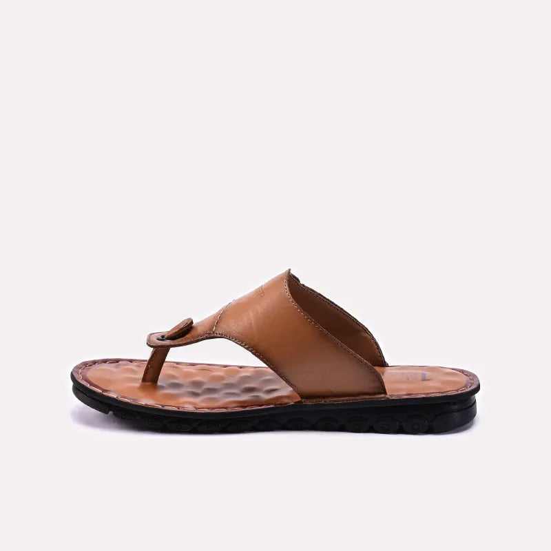 Khaki Casual Slippers for Men