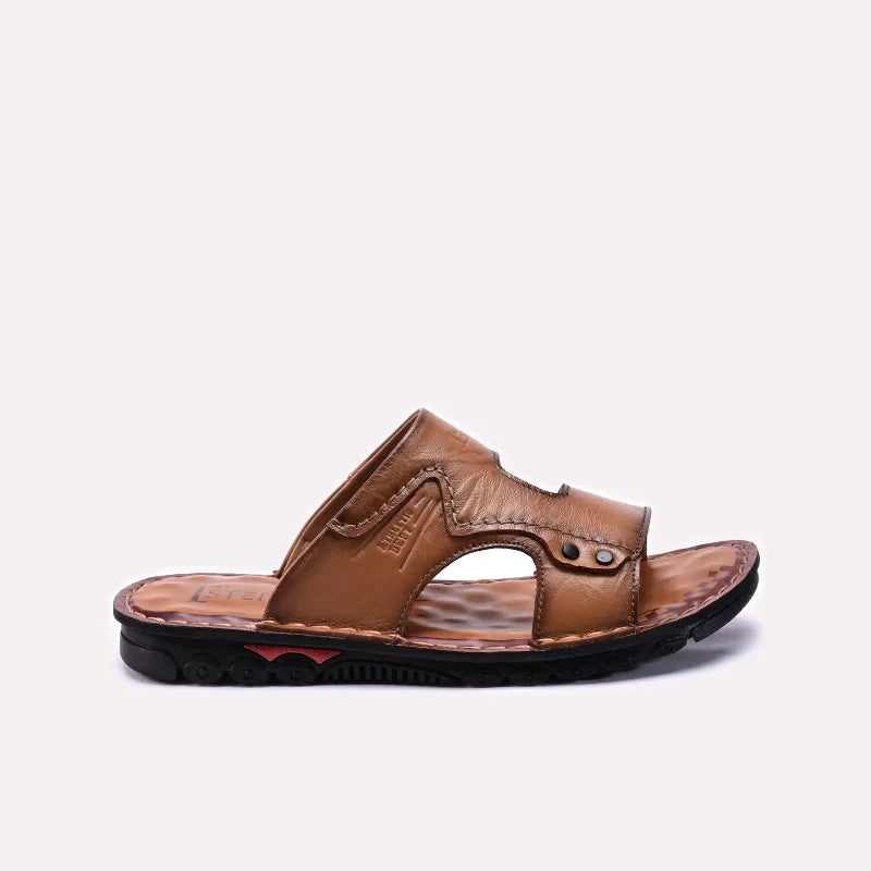 Mens Khaki Casual Slippers