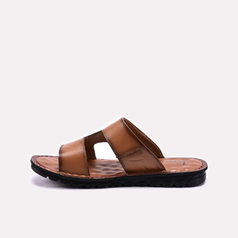 Khaki Casual Slippers for Men