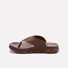 khaki comfy flip flops mens