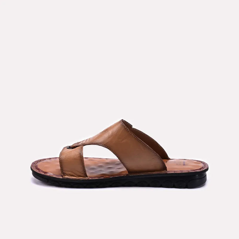 Khaki Casual Slippers for Men