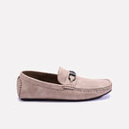 Khaki Perforated Horsebit Loafers 0130947