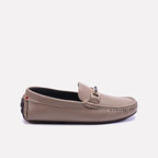 Khaki Perforated Horsebit Loafers 0130952