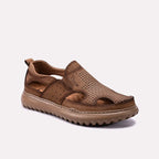 Khaki Roman Sandals For Men