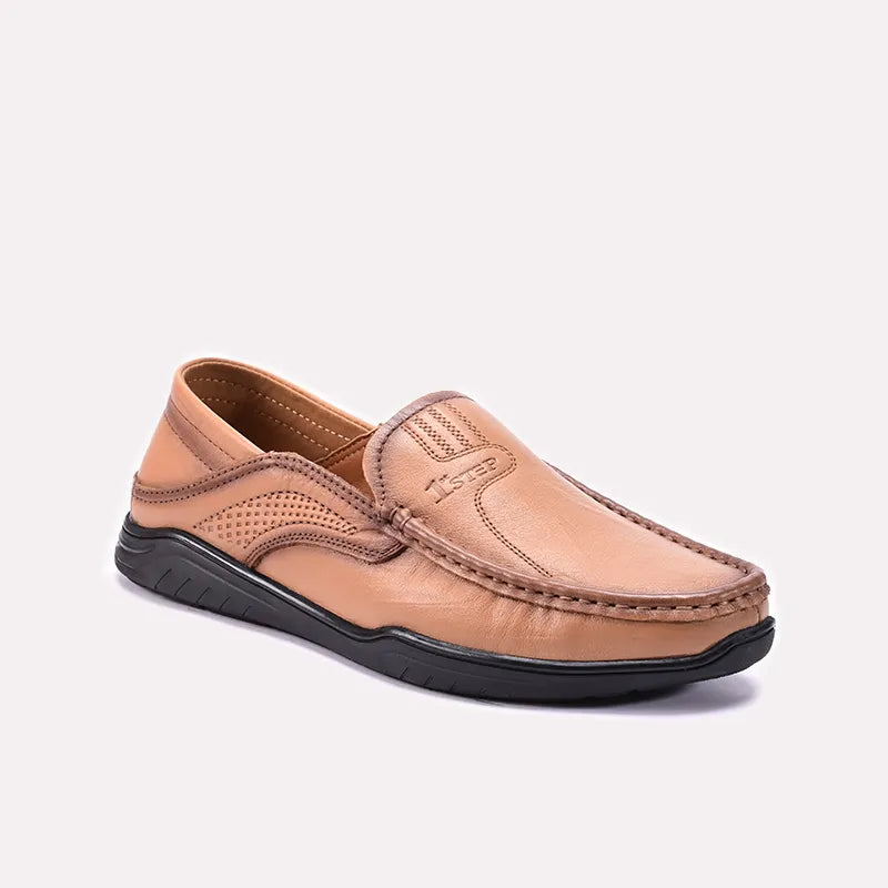 Khaki Slip on Shoes 0160530