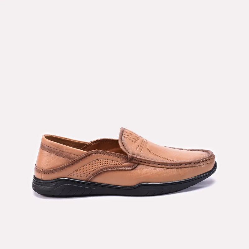 Mens Khaki Slip on Shoes