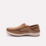 Khaki Suede Shoes for Men