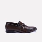 kingswell mens slip on brown dress shoes