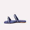 kira blue fancy slippers for women