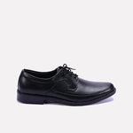 langley black derby dress shoes