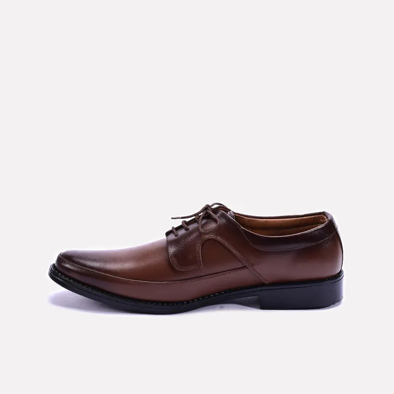 langley mens brown derby dress shoes