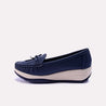 lavendera blue casual pumps for womens