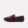 leander brown buckle loafers for men