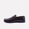 legend brown formal horsebit loafers for men