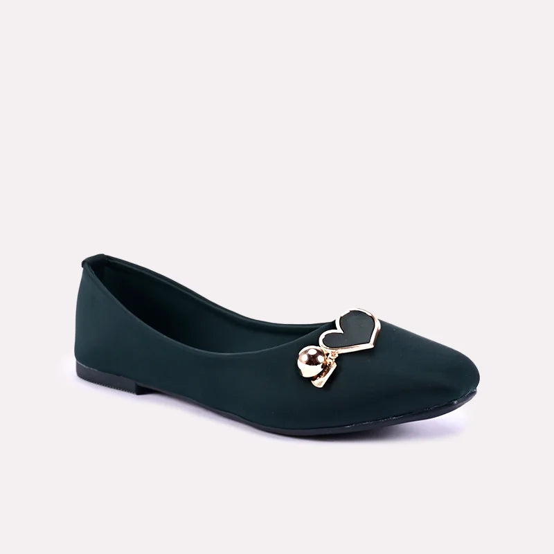 leona green fancy pumps