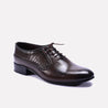 leonardo brown textured dress shoes