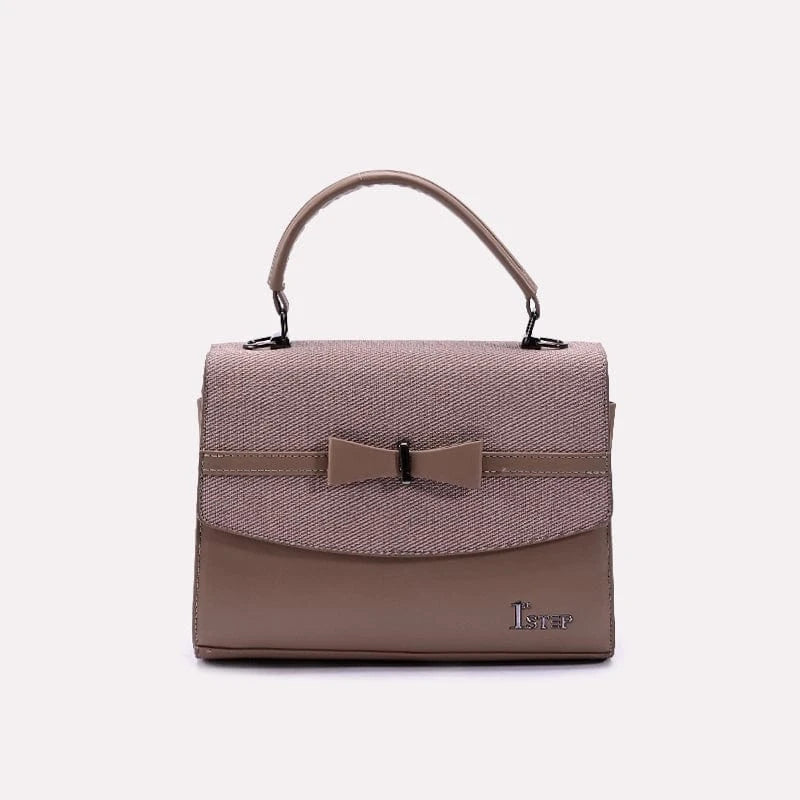 Light Brown Casual Hand Bag