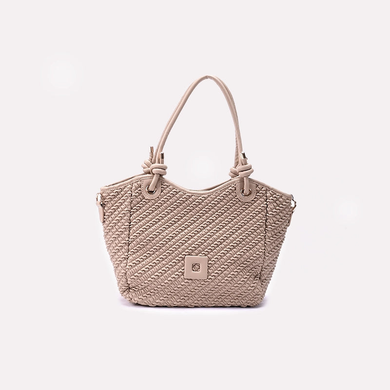 Light Brown Casual Shoulder Bag