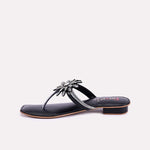 lillian black fancy slippers for women