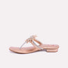 lillian peach fancy slippers for women