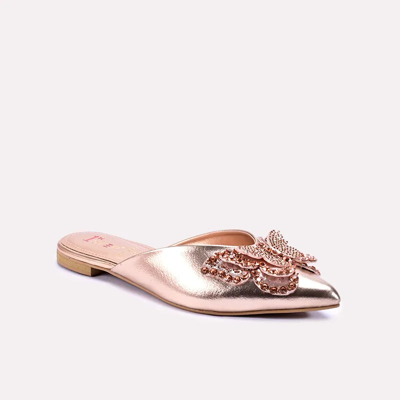 luster peach fancy pumps