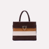 luxe voyage brown casual shoulder bags