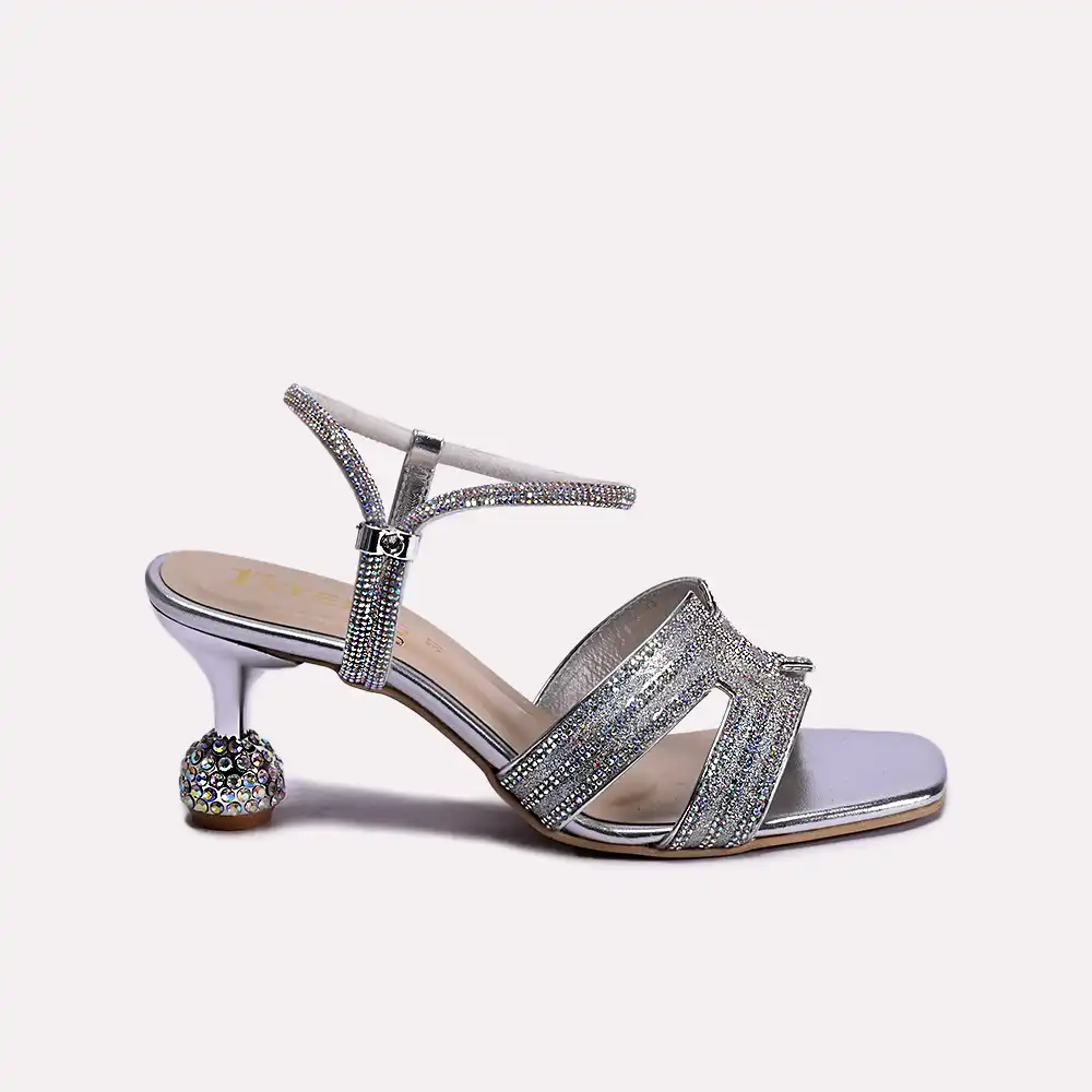 madeline silver women bridal sandals