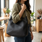 Casual Shoulder Bag Black 0331766