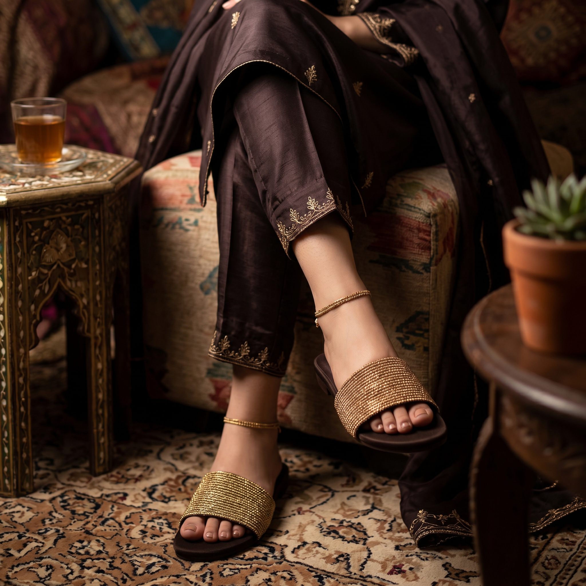 Fancy Slipper Brown 0413816