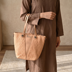 Casual Hand Bag Beige 0322298