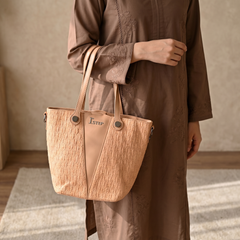 Casual Hand Bag Beige 0322298
