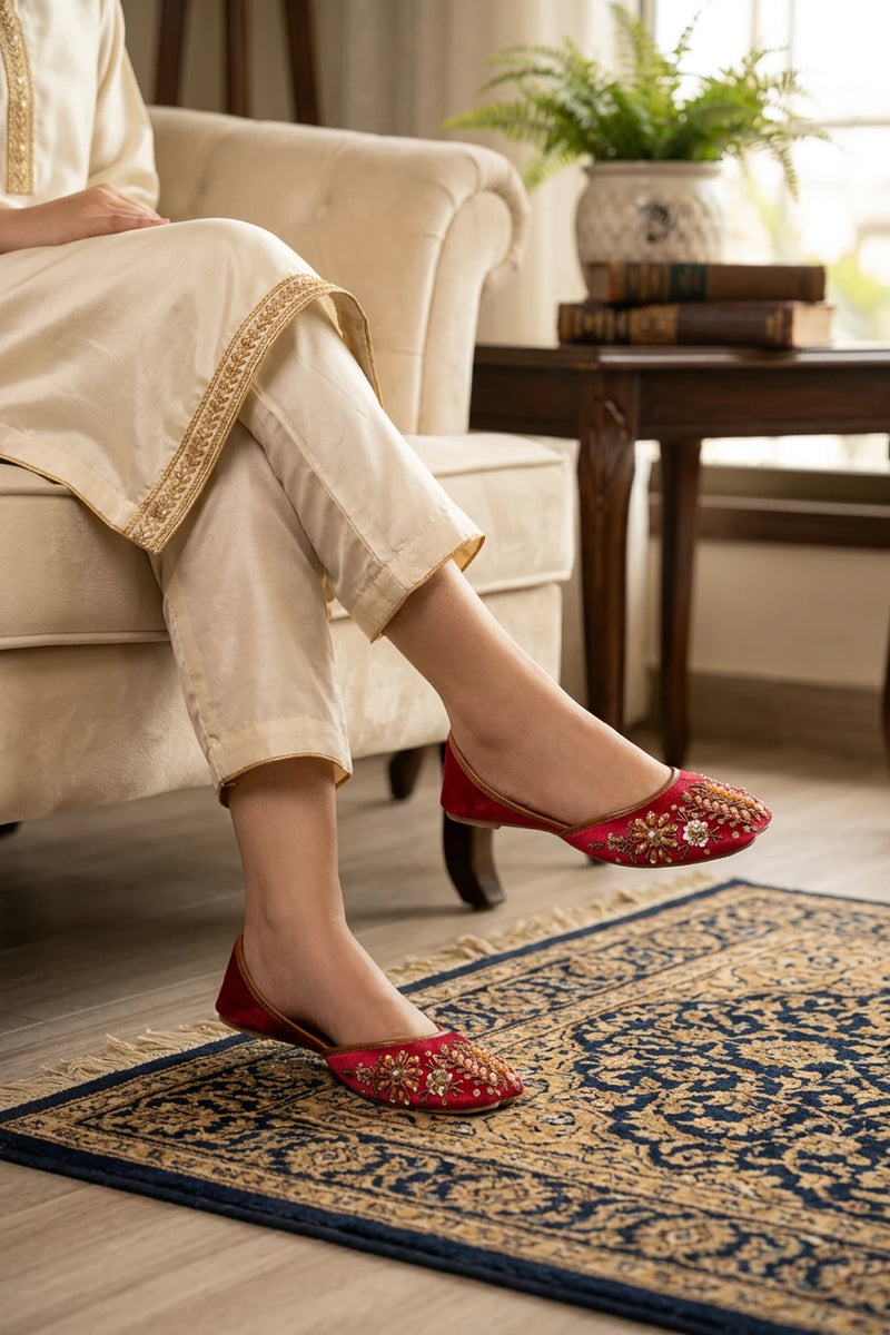 Red Khussa For Women 0440792