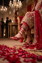 Red Bridal Sandals 0421331