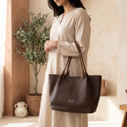 Casual Shoulder Bag Dark Brown 0331771