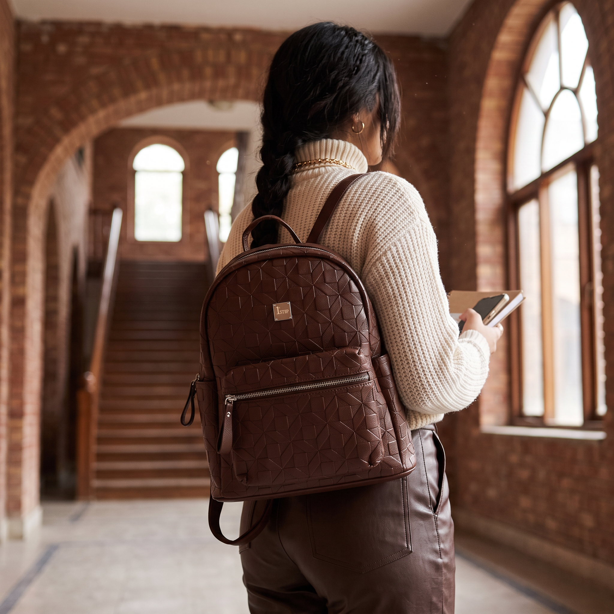 Backpack Dark Brown 0820825