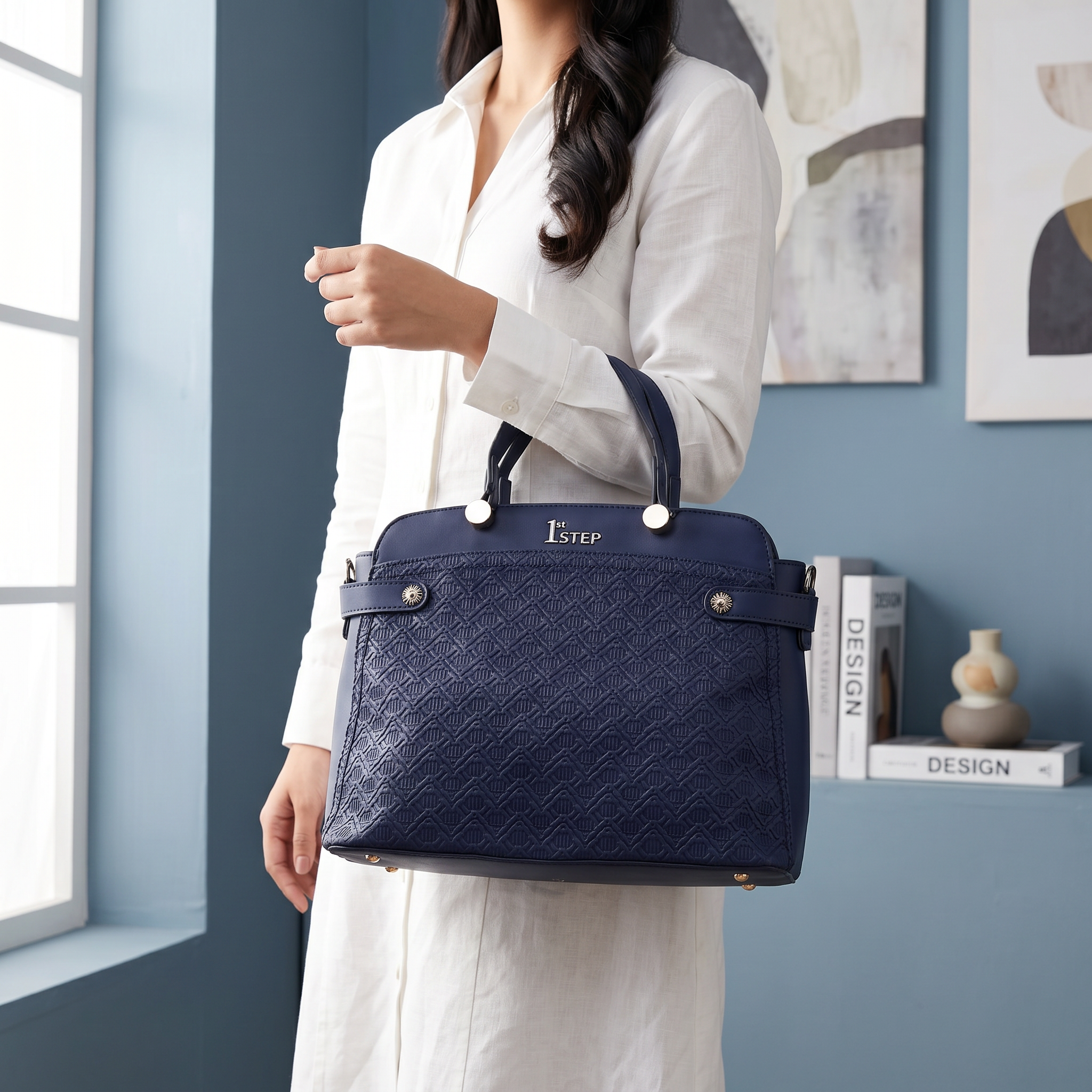 Casual Shoulder Bag Blue 0331763