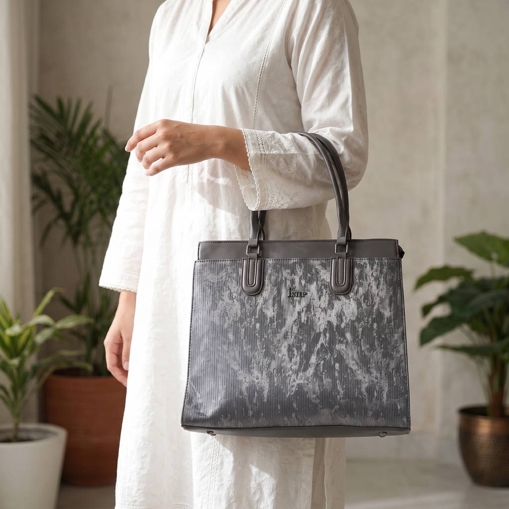 Casual Shoulder Bag Gray 0331774