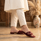 Fancy Slipper Maroon 0413546
