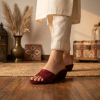 Fancy Slipper Maroon 0413979