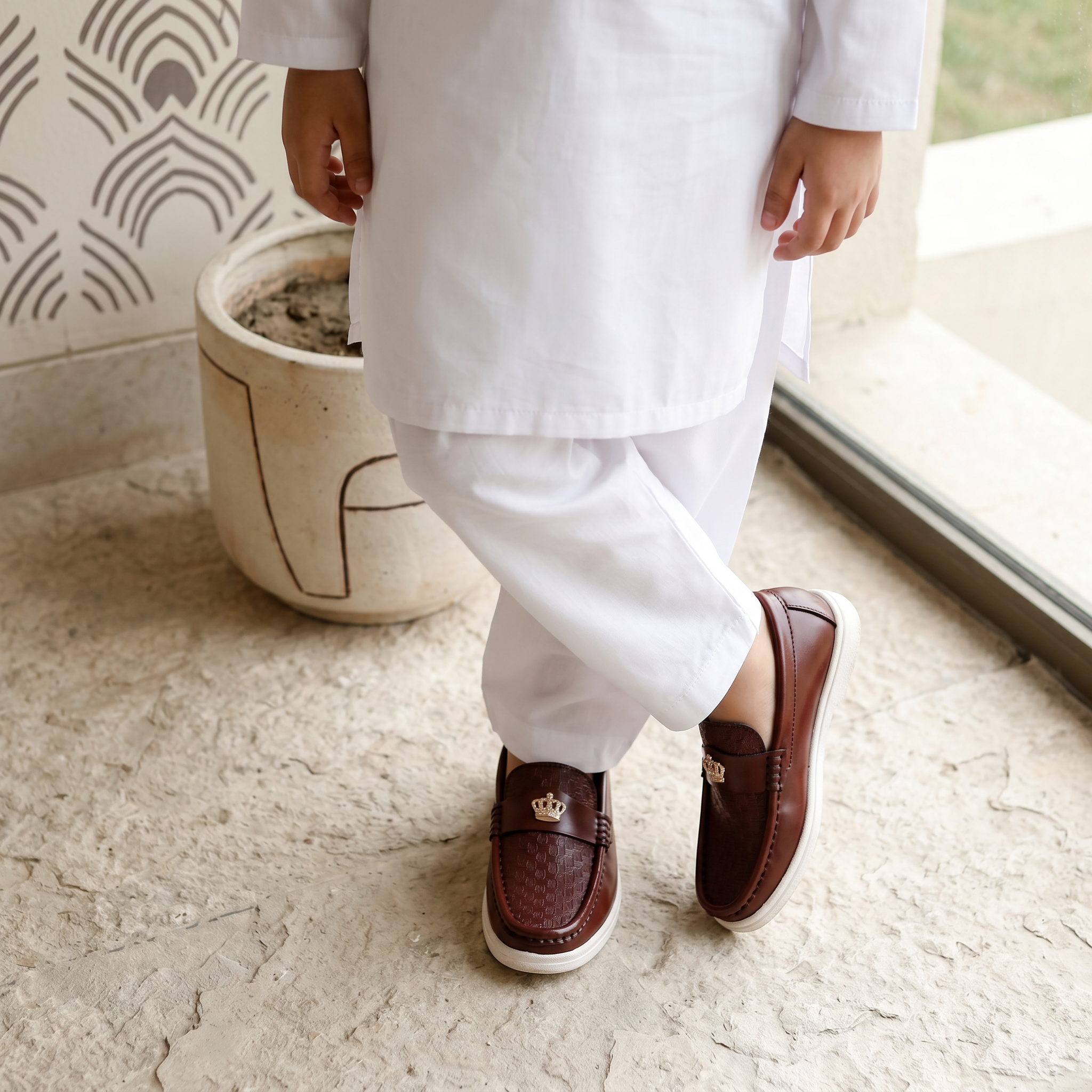 Baba Loafer Shoes Maroon 0610671